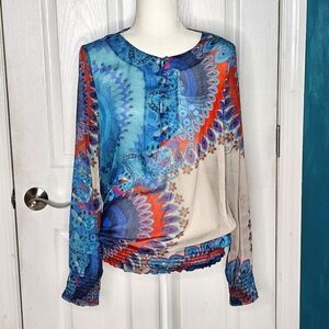 Desigual Sheer Top Large
